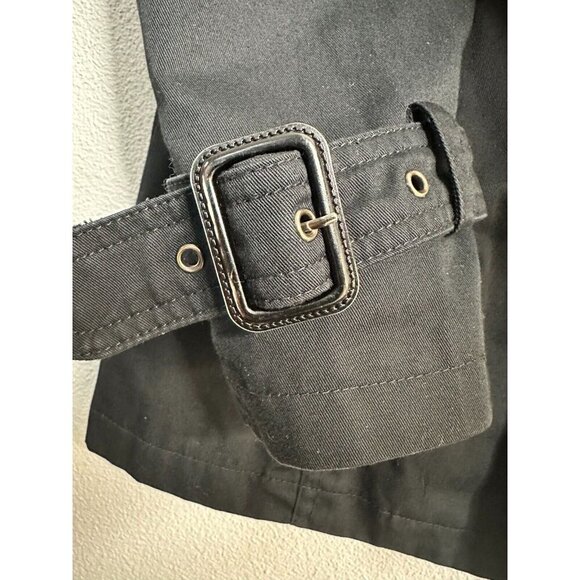 Jack Jones Women's Black Gardner Trench Jacket Size 175/96A US XL - Picture 13 of 16